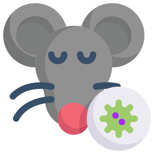 Animal, disease, epidemic, infection, rat virus, transmission, virus icon